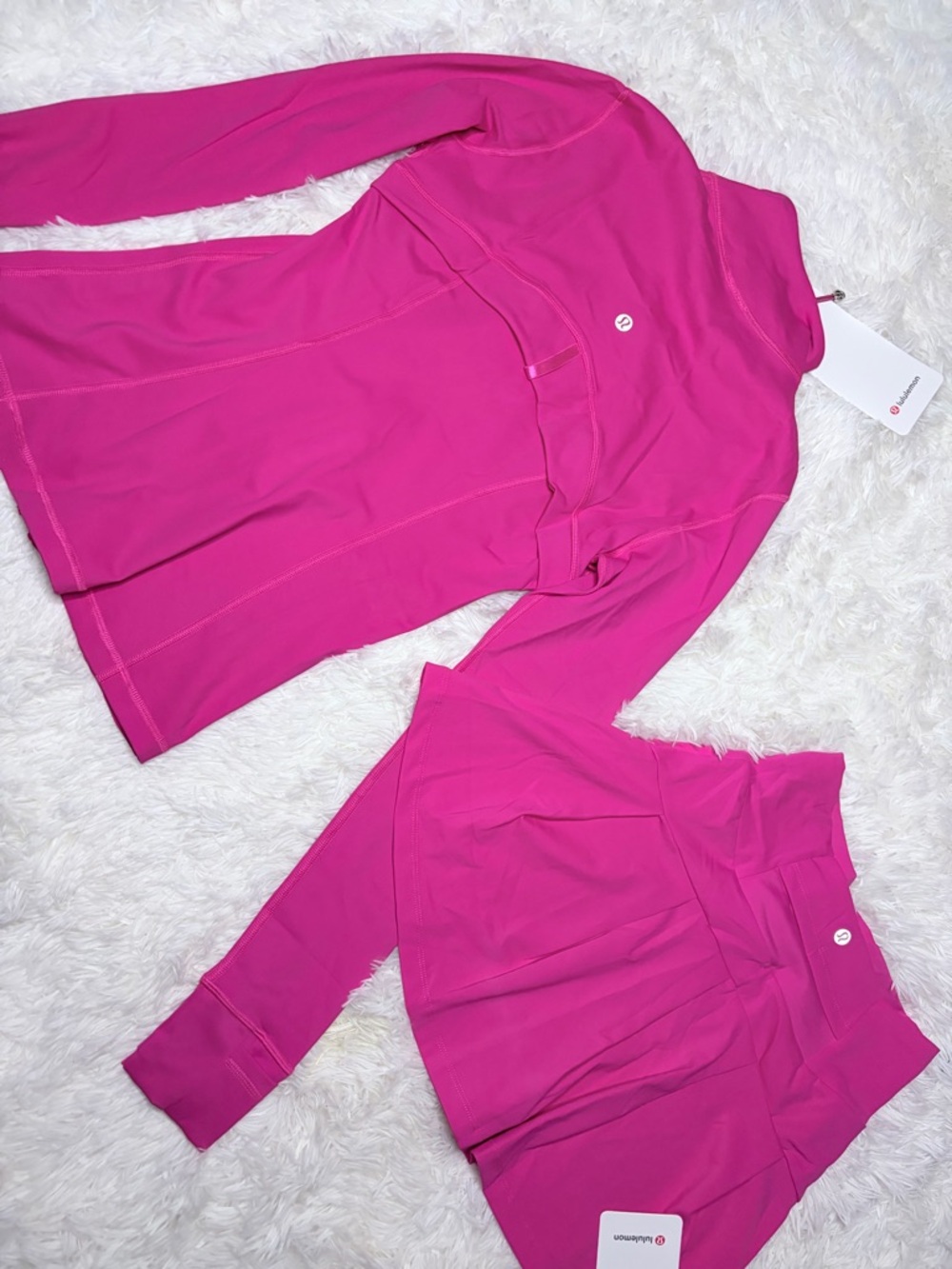 Lululemon Hot Pink Athletic Jacket & Skirt Set!
